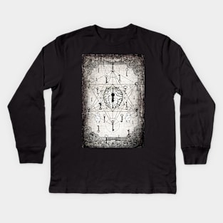 Keys to the subconscious mind Kids Long Sleeve T-Shirt